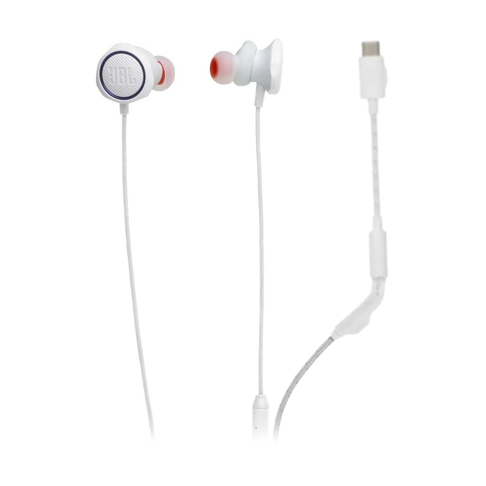 Дротові вакуумні навушники JBL Quantum 50N білі (JBLQTUM50CWHT)